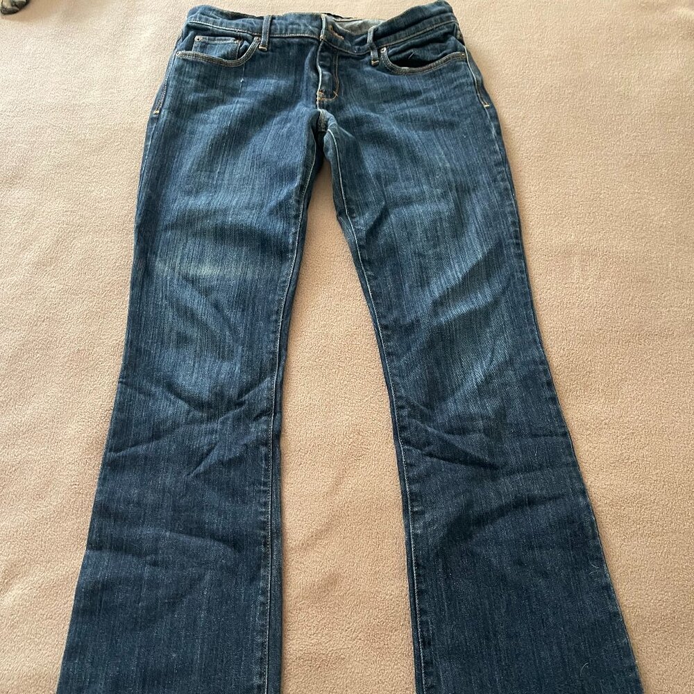 Y2K Vintage Abercrombie & Fitch Emma Perfect Stretch Boot Cut Fit 26/33 Med Wash